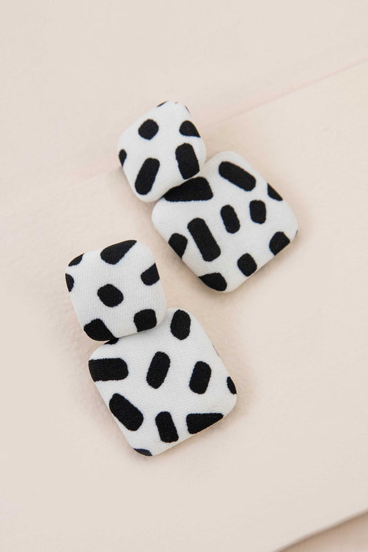 Textile Drop Earrings | Specks