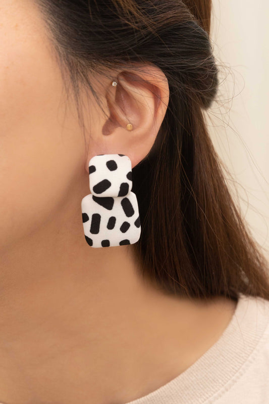 Textile Drop Earrings | Specks