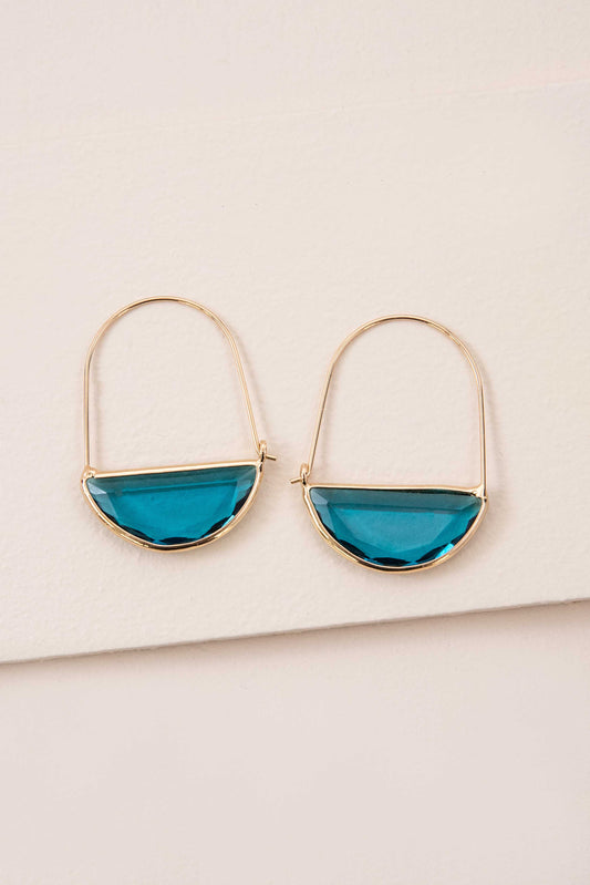 Glacier Hoop Earrings | Ocean