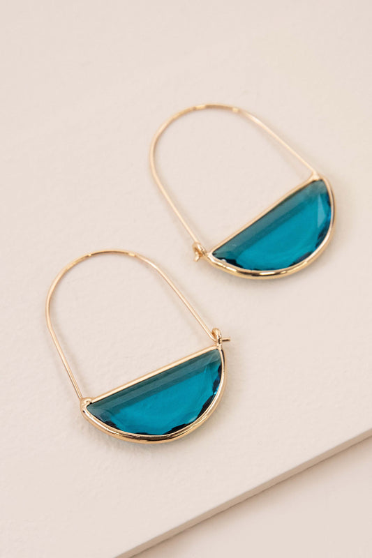 Glacier Hoop Earrings | Ocean