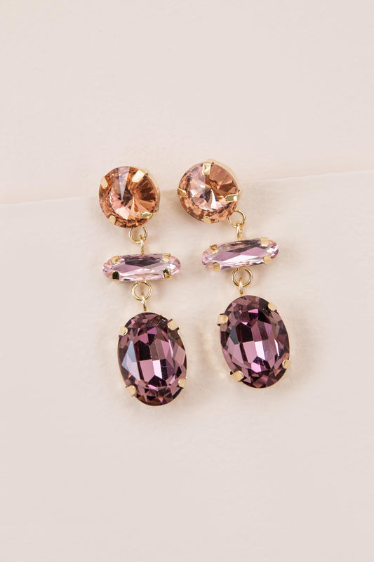 Lucille Drop Earrings | Blush