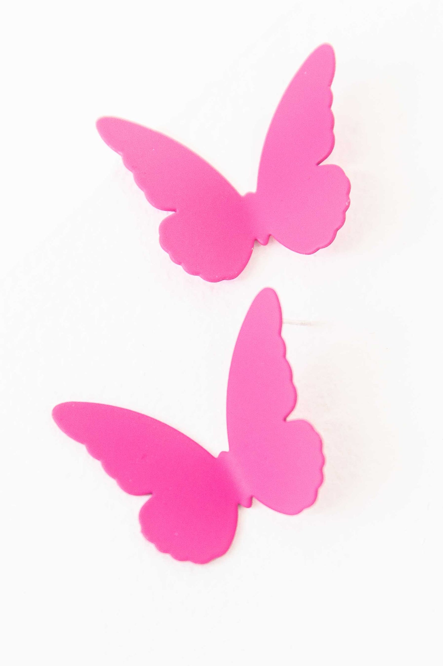 Flutter Post Earrings | Pink