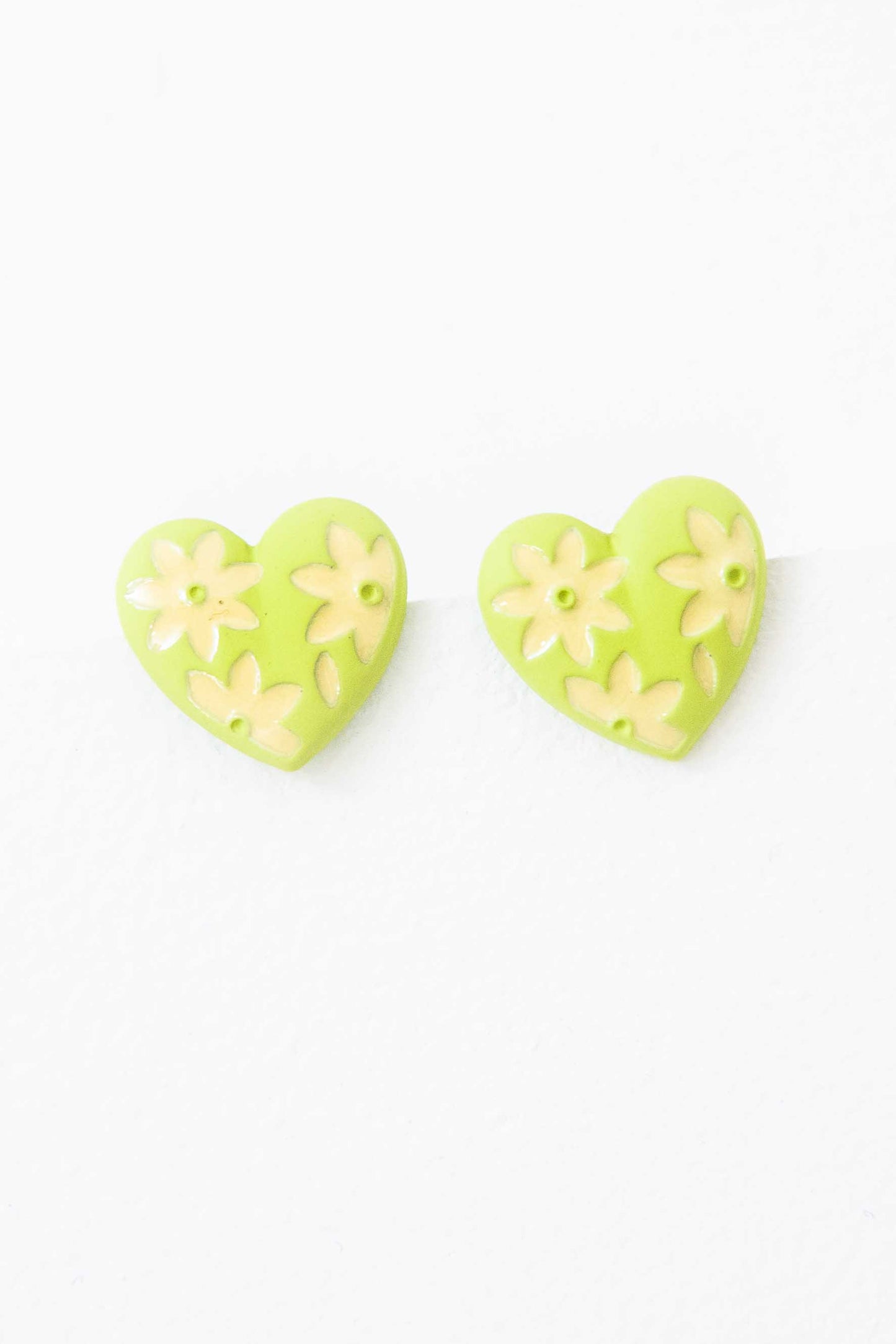 Flower Lover Stud Earrings | Lime