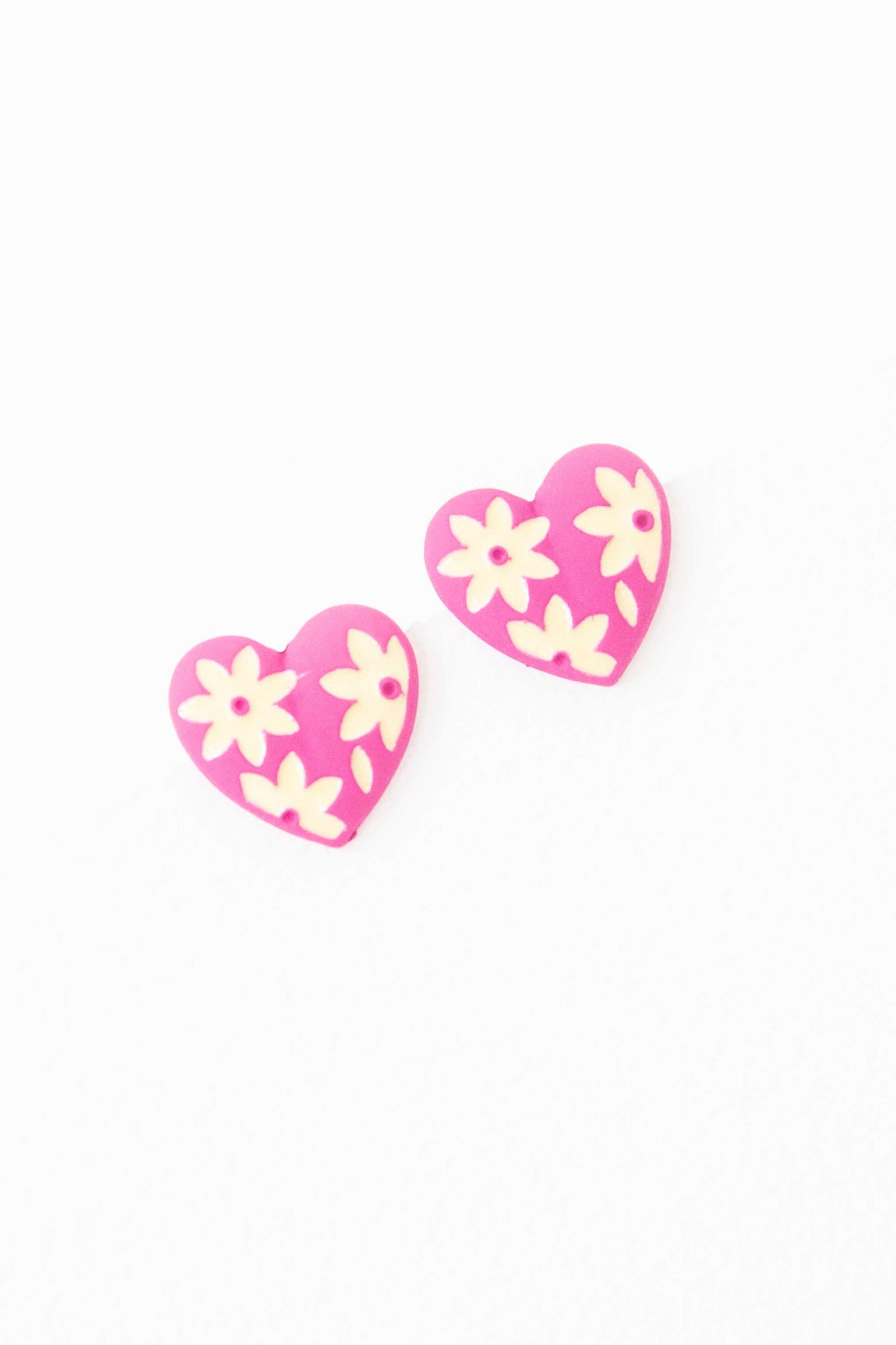 Flower Lover Stud Earrings | Pink