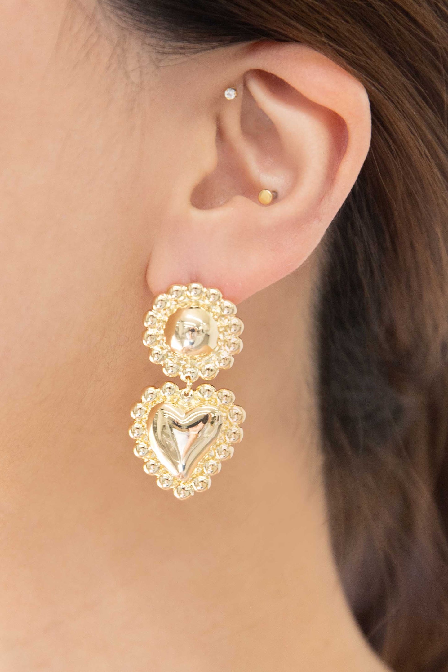 Affinity Heart Drop Earrings