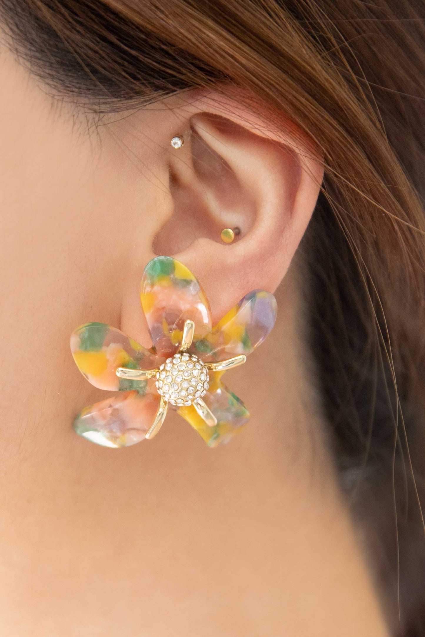 Flower Power Post Earrings
