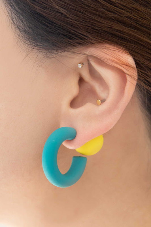 Aerobic Hoop Earrings | Electric