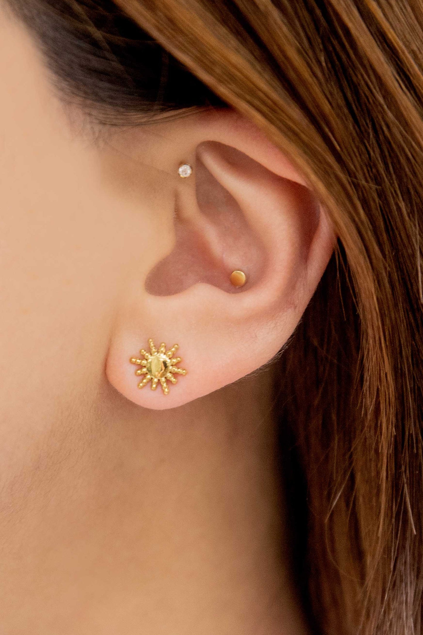 Sunnyside Stud Earrings | Gold