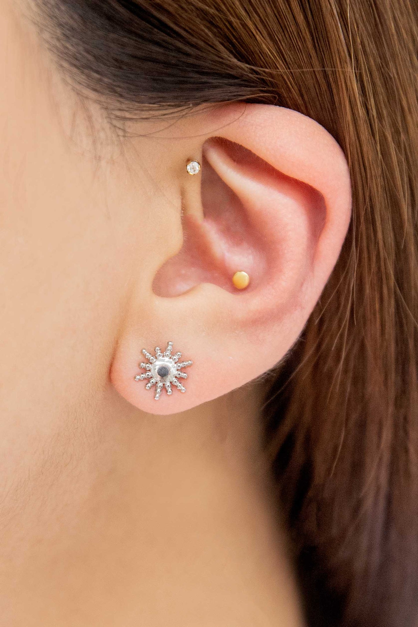 Sunnyside Stud Earrings | Silver