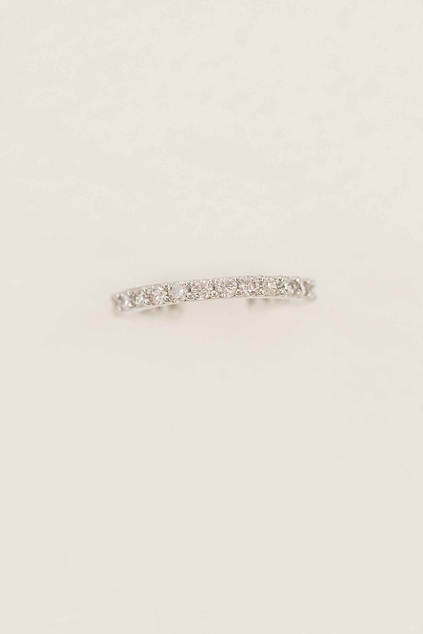 Crystal Cuff Earrings | Silver