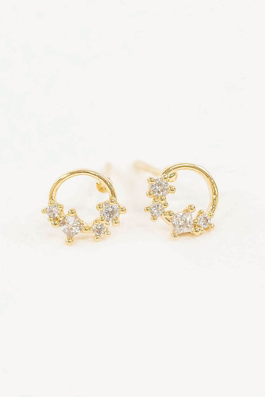 Coronal Stud Earrings | Gold