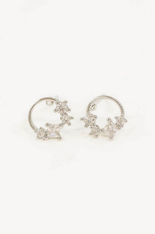 Coronal Stud Earrings | Silver