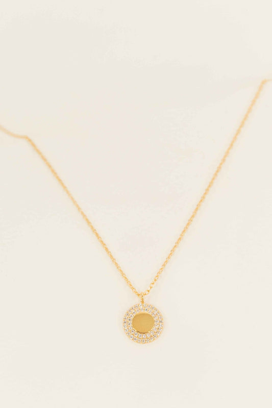Halo Necklace | Gold