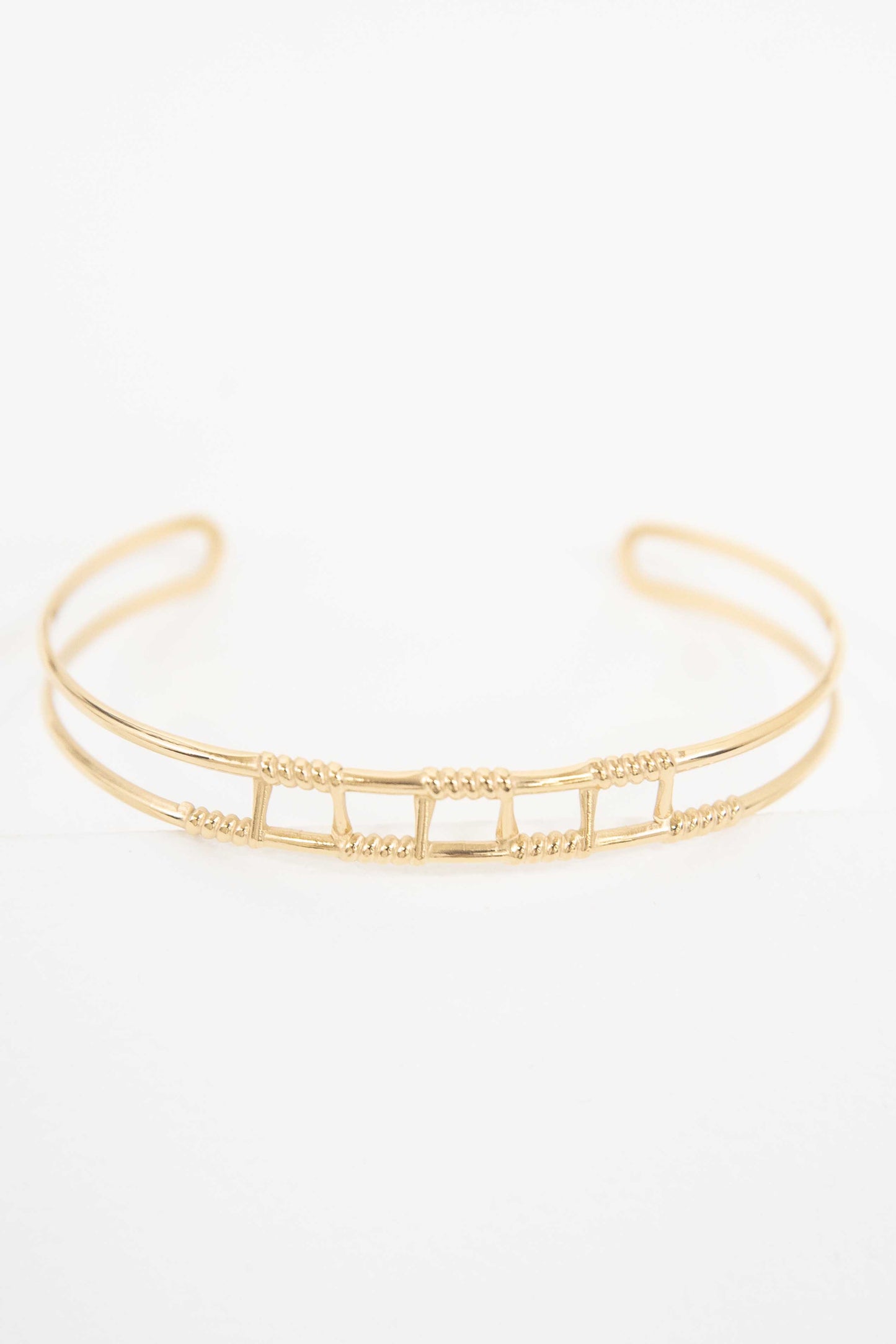 Wired Cuff Bracelet | Gold