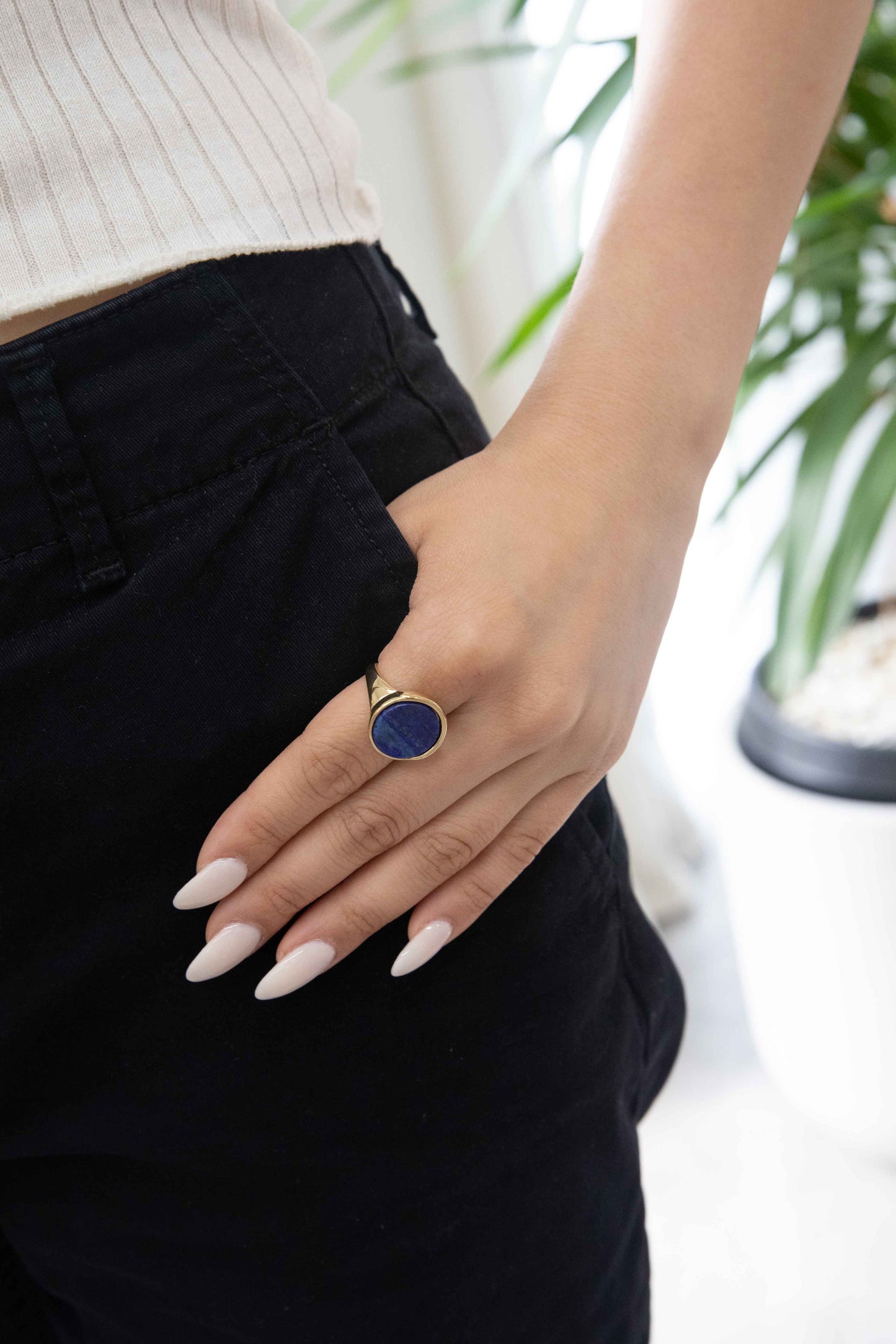 Ambition Stone Ring | Azure