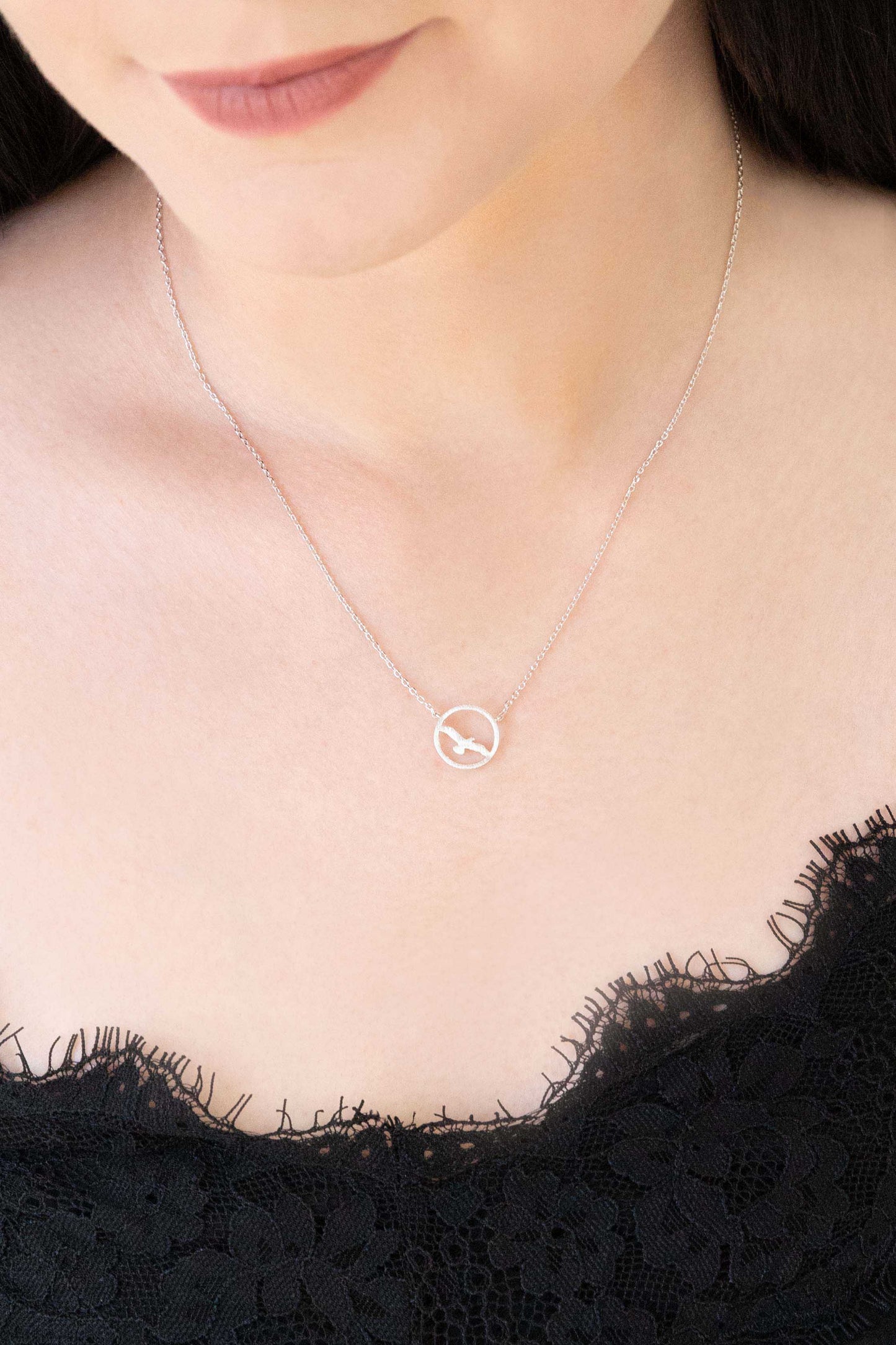 Soar High Above Necklace | Silver